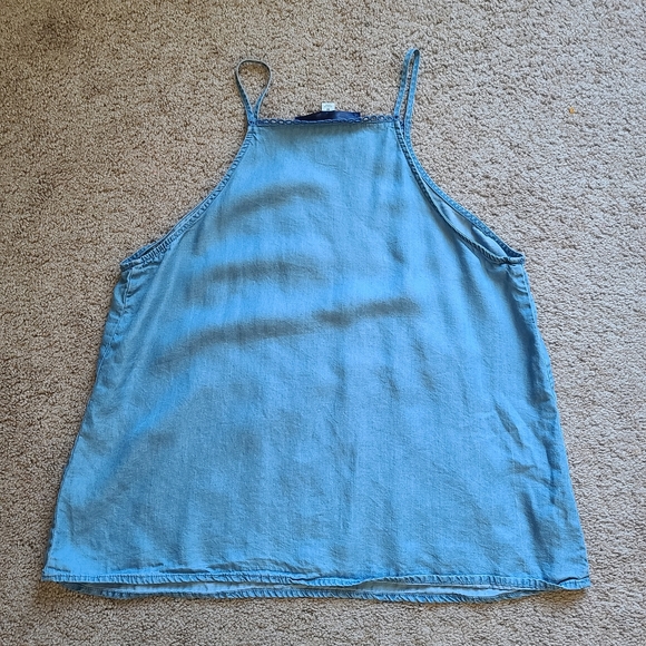 Francescas blue rain embroidered blue top … - Picture 2 of 7